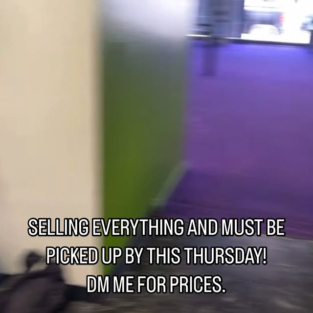SELLING EVERYTHING AND MUST BE PICKED UP BY THIS THURSDAY!
DM ME FOR PRICES.