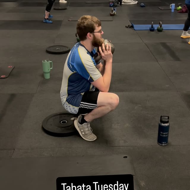 Beat it, or better yet, beat it with Tabata Tuesday at our kettlebell class!

Fast inte…