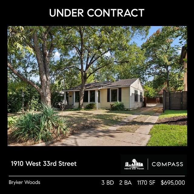 🏡✨ Under Contract! ✨🏡

1910 West 33rd Street
Bryker Woods | Austin, TX

🌍 Working wi…