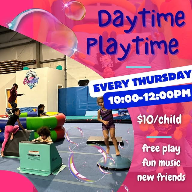 DAYTIME PLAYTIME IS BACKKKK 💕🌊

Join us tomorrow for all the indoor fun!!

📅 Thursda…