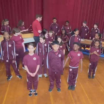 For Black History month, the 4th grade class has been working on “Tshotsholoza” a South…