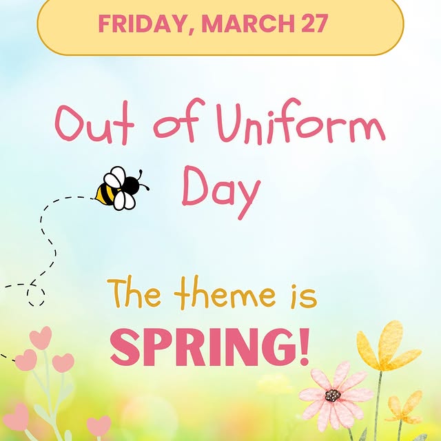 Father Andrew declares Friday an Out of Uniform day -- if you dress according to a spri…