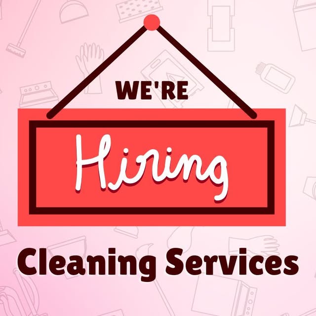 Part-time cleaning service position. Must be reliable, professional, and friendly. Expe…