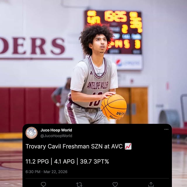 Trovary Cavil had a solid showing in his freshman campaign with Antelope Valley College…