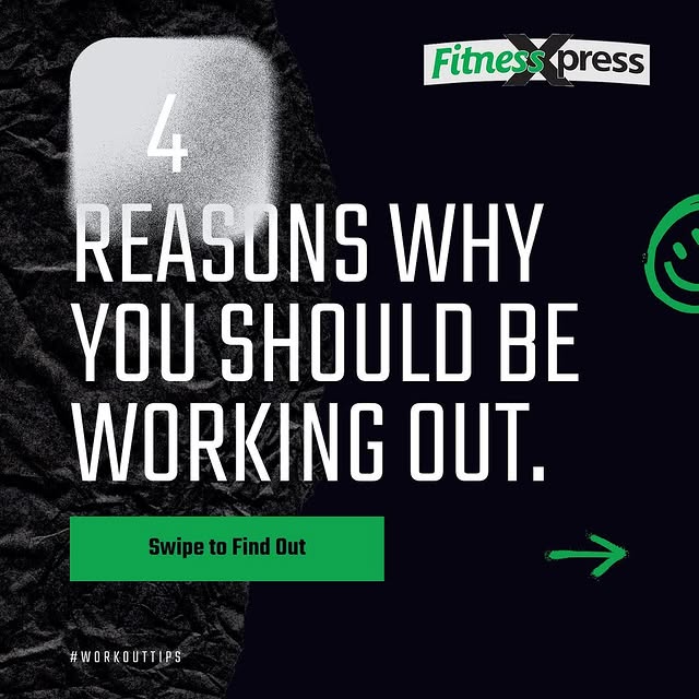 Top 4 reasons you should be working out!! Check out our stories for the answer.
#fitnes…