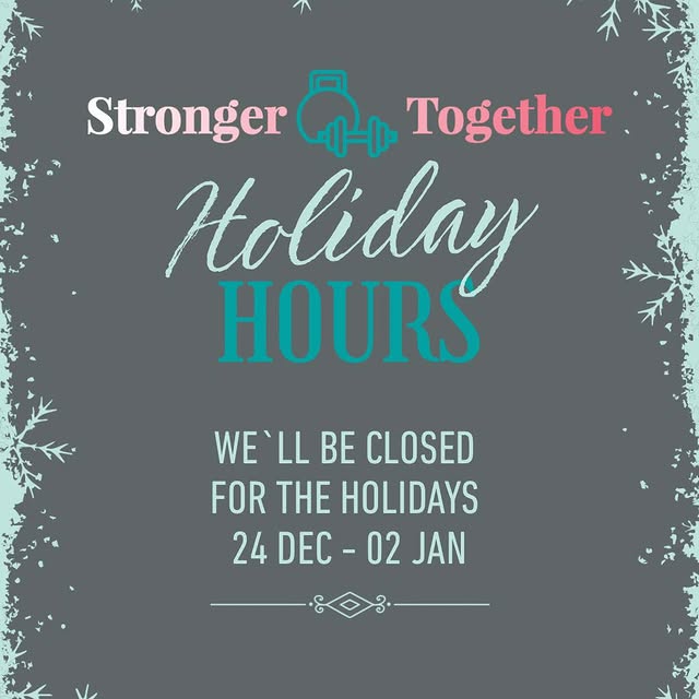 Just a reminder for the upcoming holiday schedule.