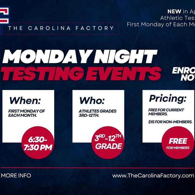 MONDAY NIGHT TESTING EVENTS

Starting in April, we’re introducing a dedicated testing s…
