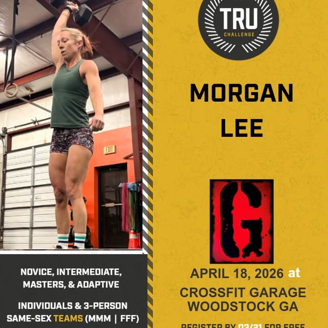 Morgan Lee is ready to compete at the April TRU Challenge a CrossFit Competition

Join …