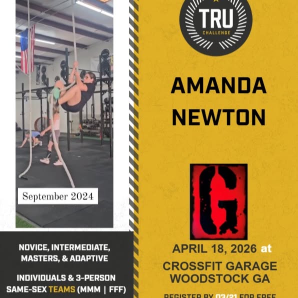 Amanda Newton is ready to compete at the April TRU Challenge a CrossFit Competition

Jo…