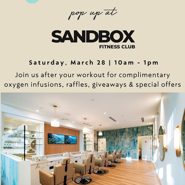 We’re excited to have @facialworks popping up at Sandbox Fitness Club on Saturday, Marc…