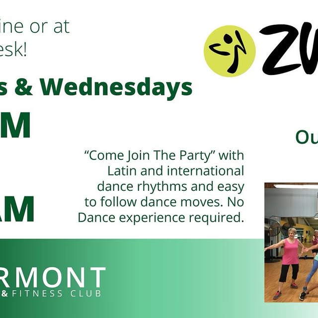 Peg is back for Zumba tonight! #vermont #vermontsportandfitness #rutland #zumba #fitnes…
