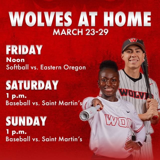Three days. Two teams. One place.

WOU softball is home Friday, with baseball back in M…