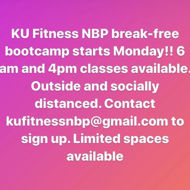 Who is ready to get out of the house? Come join our outside bootcamp class (weather per…