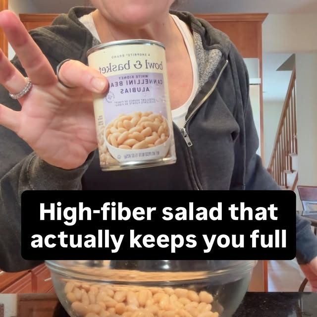 Save this yummy fiber-packed salad that’s perfect for easy meal prep. 

Beans have some…