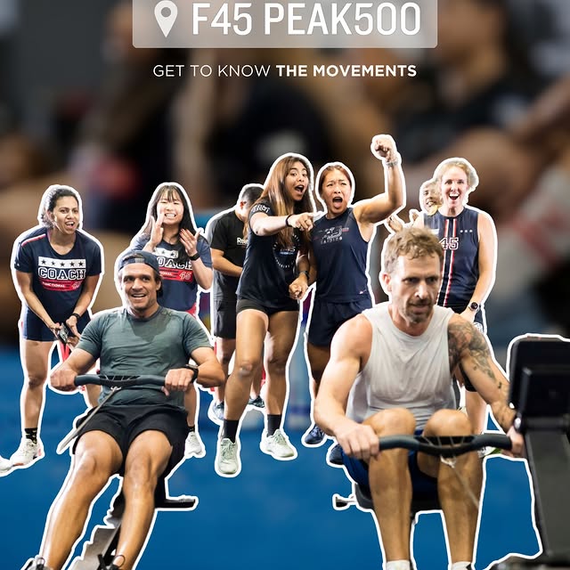 F45 PEAK500 is coming! 🕘 Swipe right, study the movements, and get ready to put them t…