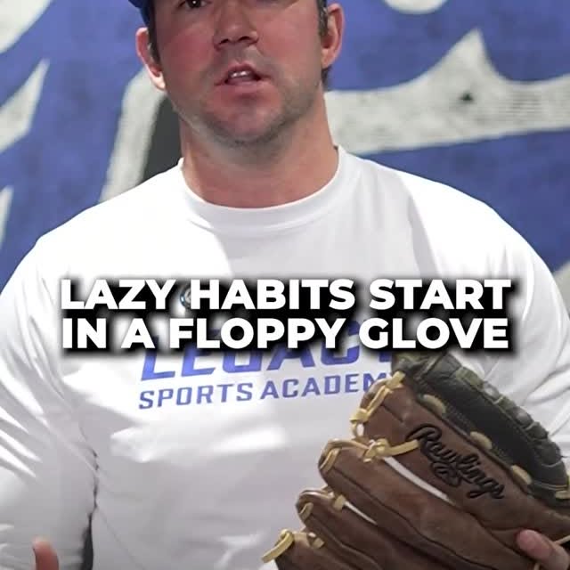 A soft pancake glove kills clean transfers and throws off rhythm. Structure builds bett…