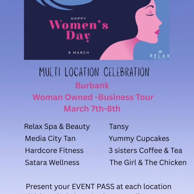 Celebrate with us!

Women’s Day Weekend March 7th & 8th, enjoy community gathering, com…
