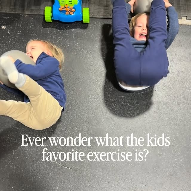 Ever notice how kids don’t care about the workout, like at all?

They just want to be p…