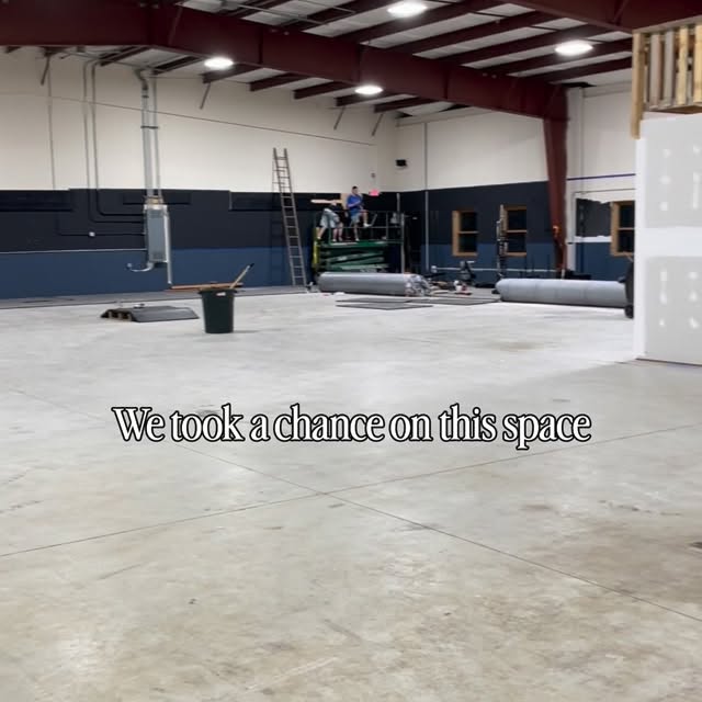 We didn’t start with a perfect space, in fact we started with a completely empty space,…