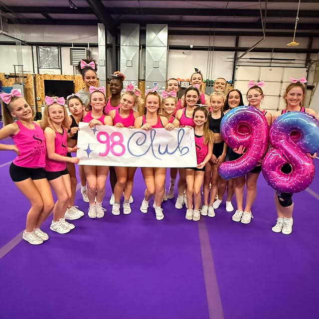 Welcome to the 98 club ladies!!! 

Such a monumental time in your cheer journey!! And w…