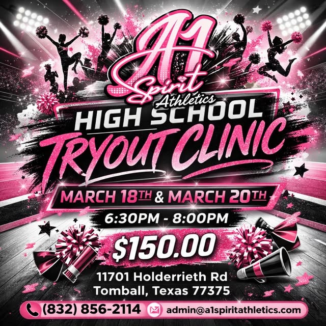 HIGH SCHOOL TRYOUT SEASON IS HERE 🔥🎀

Ready to level up your skills and show out for …