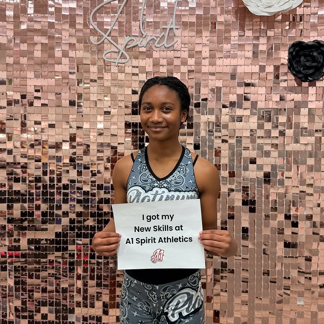 Major spotlight moment for Jazzy who began her tumbling journey at A1 Spirit Athletics …