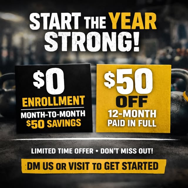 It’s not too late to get the year started the right way. 💪

For a limited time at The …