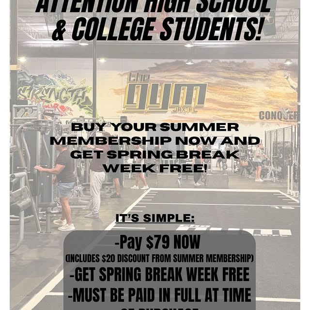 Spring Break is around the corner ☀️

High school & college students — lock in your Sum…