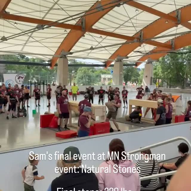 Sam competed at MN Strongest Man this weekend. Here's a little peek at one of the event…