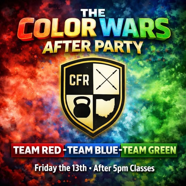 🔥 The Color Wars After Party 🔥

The Open wraps up this week… and we’re finishing it C…