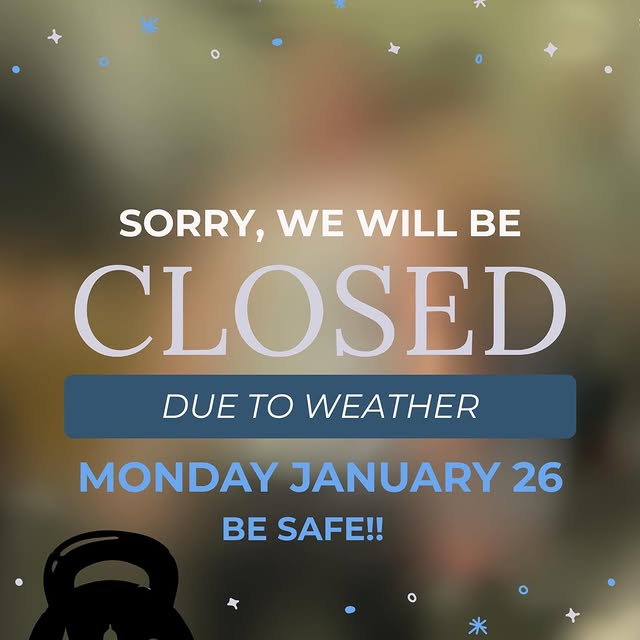 ❄️it’s rough out there and we want everyone to be safe!