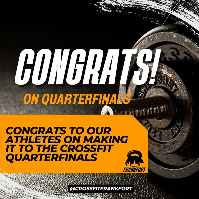 🎉Congratulations to all our athletes who were invited to the CrossFit Quarterfinals!!
…