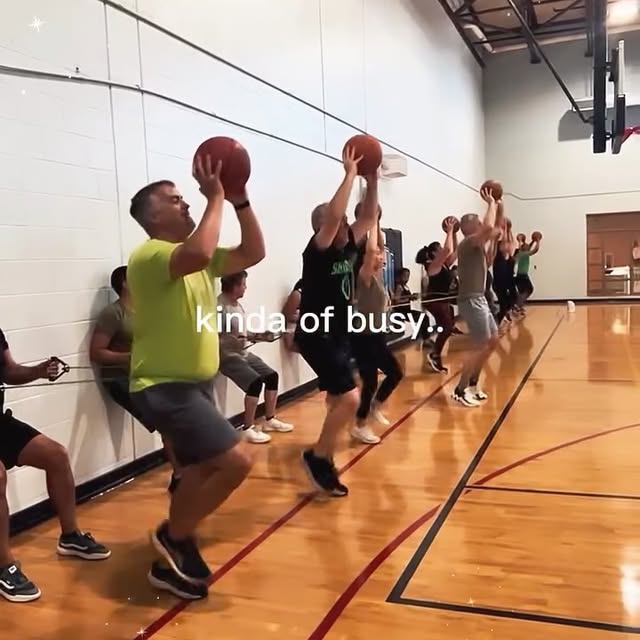 HIIT/Tabata brought the HEAT this morning!
Strength, Handstands, Sweat, & FUN-
Our crew…