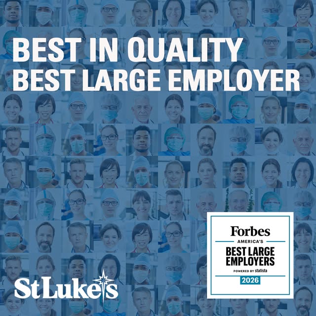 We are #StLukesProud to be recognized by Forbes Magazine as one of America’s Best Large…