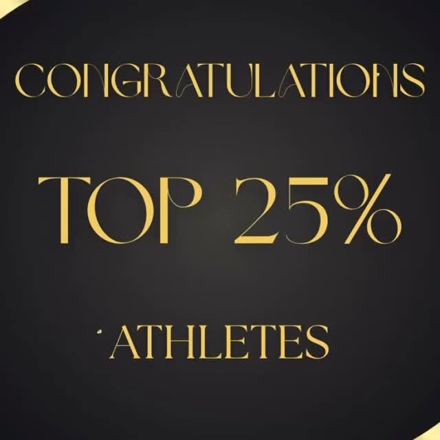 Let’s go top 25%! Workouts will be released Monday. We will coordinate space and heats …