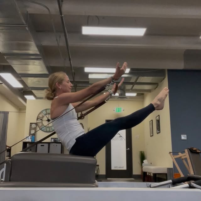 I ride bikes a lot. Hunched over for hours. So opening the chest and lengthening is so …