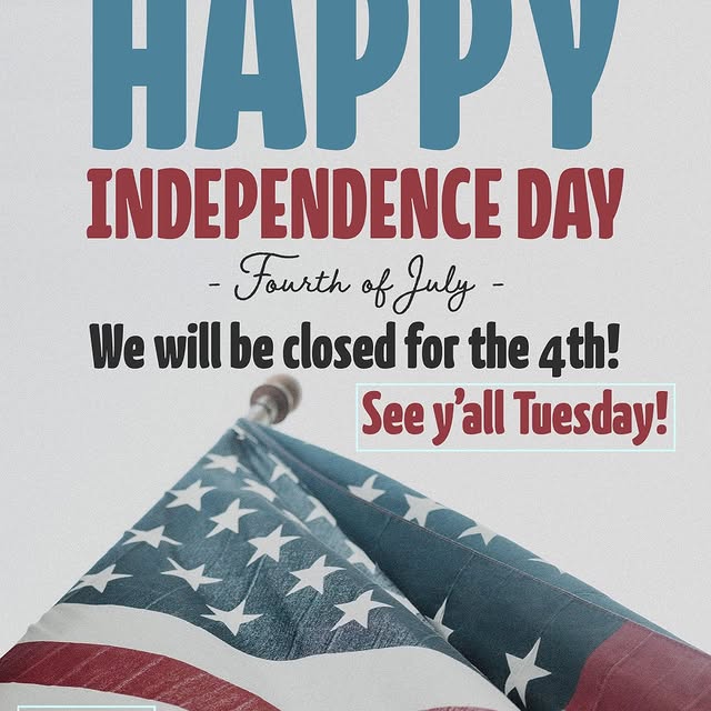 Have a fun and SAFE fourth! 🇺🇸