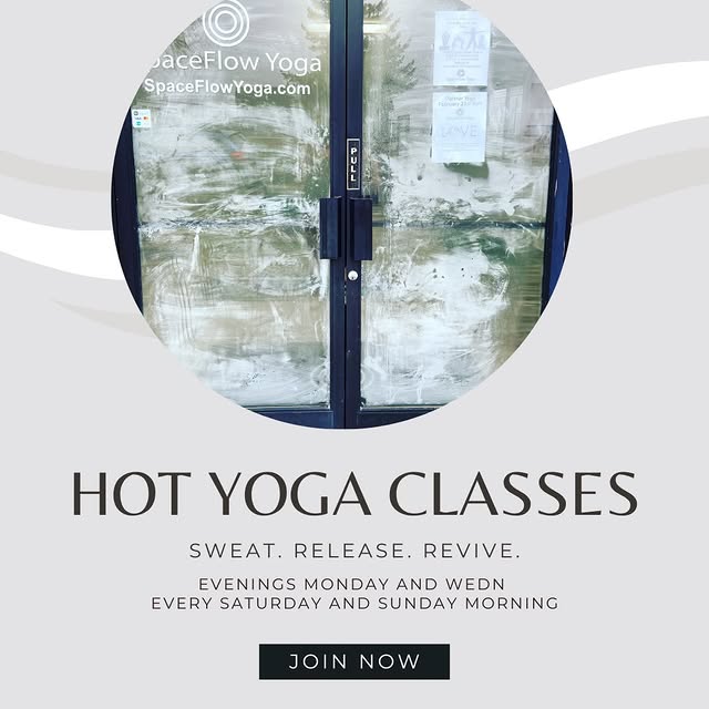 What is hot yoga? 
At SpaceFlow it’s is a strong power flow in 90 degrees with infrared…