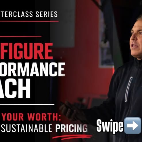NEW Masterclass Series: The Six-Figure Performance Coach

Charge Your Worth:
Become a P…