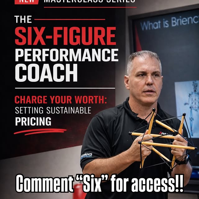 NEW Masterclass Series: The Six-Figure Performance Coach

Charge Your Worth.

Become a …