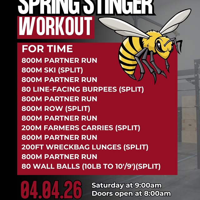Spring is almost here...and so is the sting.
Grab a partner and take on the Spring Stin…