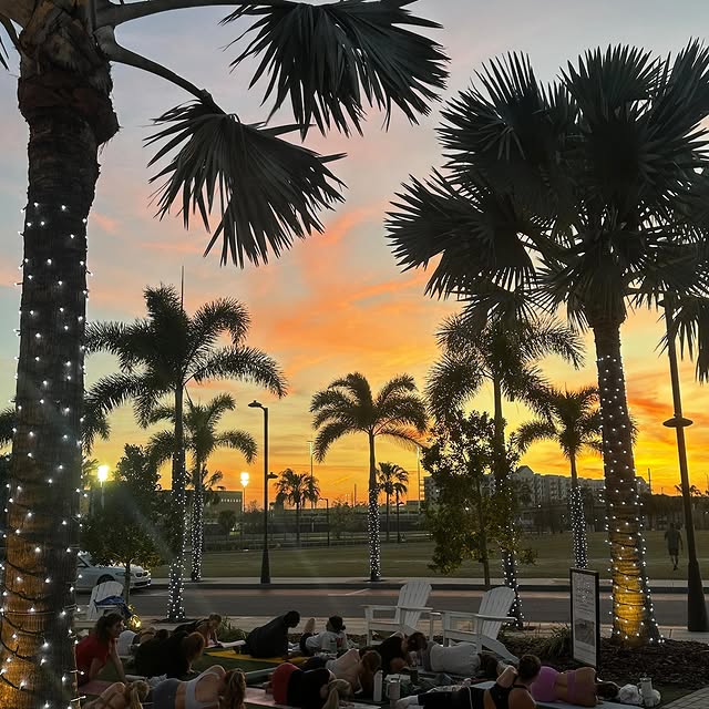 Sunset sweat sesh anyone?? 🌅 join us TONIGHT at @armatureworks_tampa at 6:30 PM for a …