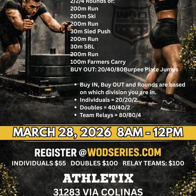 🔥 WODSERIES Spring Showdown 🔥
Get ready to race, grind, and compete HYROX-style.

🏁 …