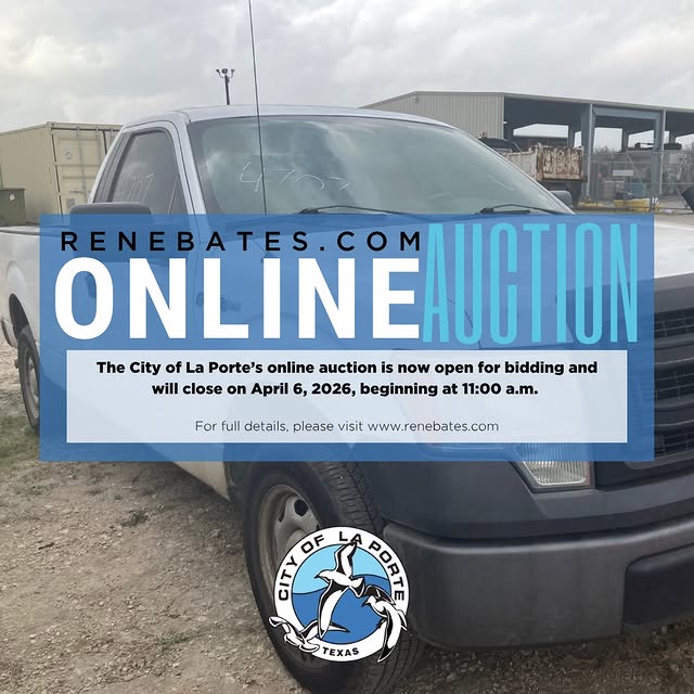 📌 The City of La Porte’s online auction is now open for bidding and will close on Apri…