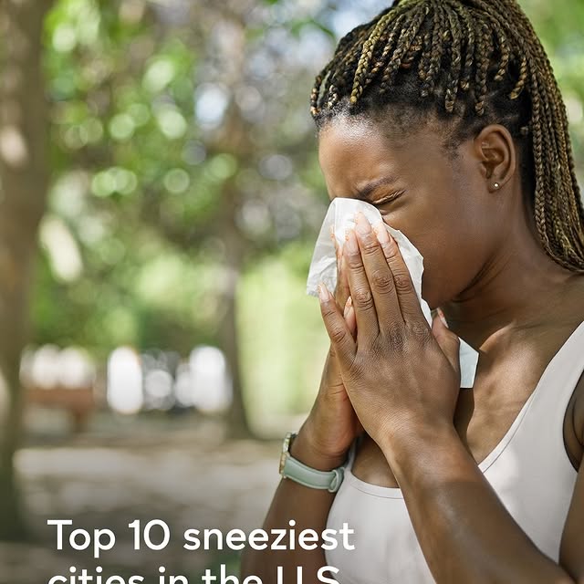 Sniffling yet? 🤧 We just dropped our first-ever sneeziest cities in America list. 

🌼…