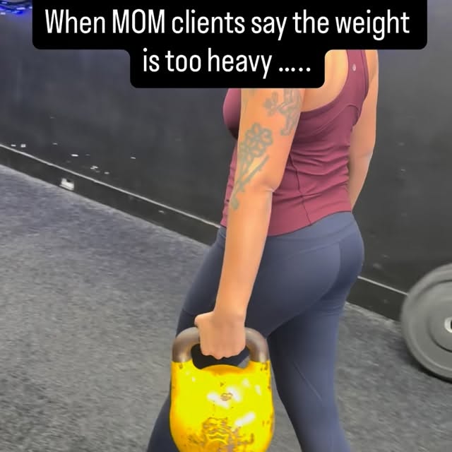 “Oh no that’s too heavy” Moms, WHO TF YOU FOOLIN? Not me. Yall are super moms. Lift all…