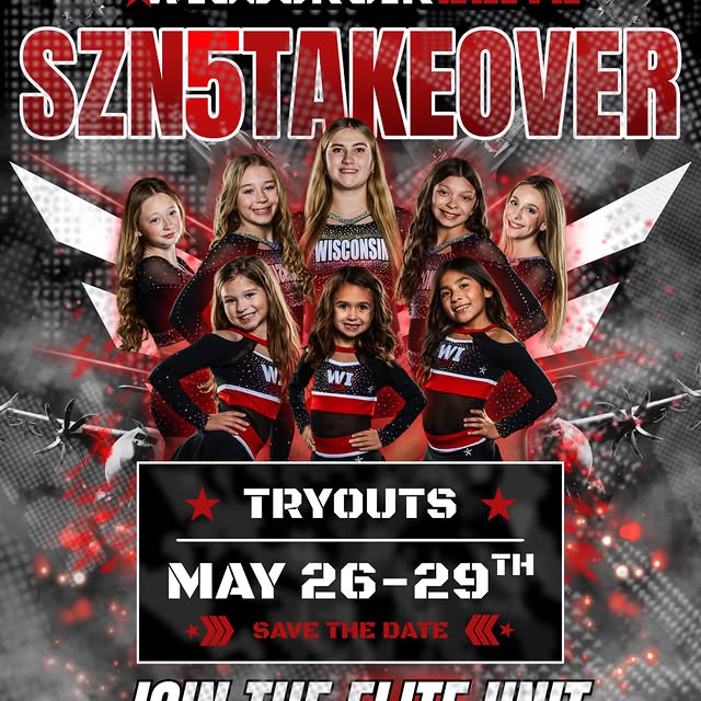 SAVE THE DATES❗️Season 5 is coming... and it’s a full takeover 💣

#szn5takeover tryout…