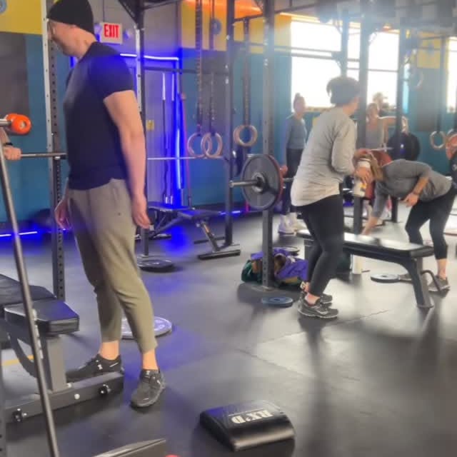Team Blue said… let’s celebrate properly. 🔵🔥

A little bench press.
A lot of sweat.
A…