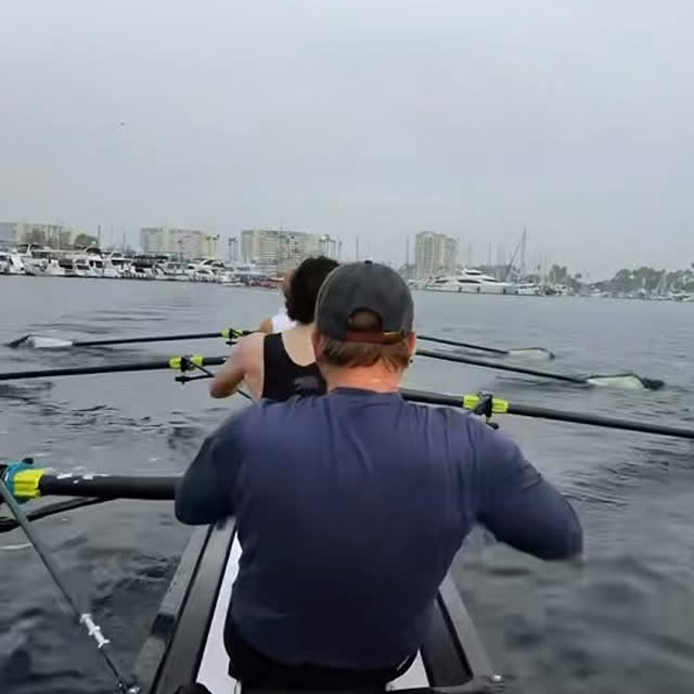 What It Looks Like Inside The Boat At The Start Of The Head Of The Marina Rowing Race �…