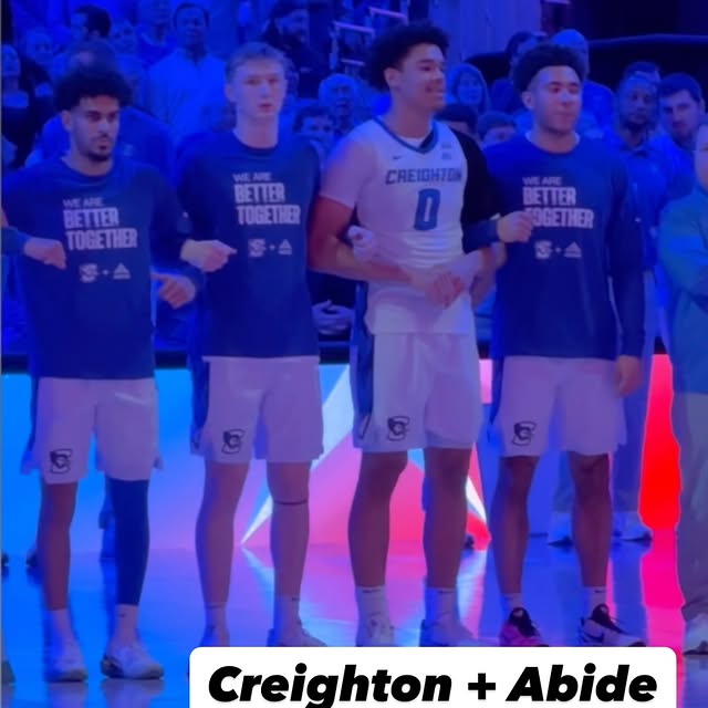 From the big smiles to the high-fives and the sea of blue, the Creighton + Abide Blue O…